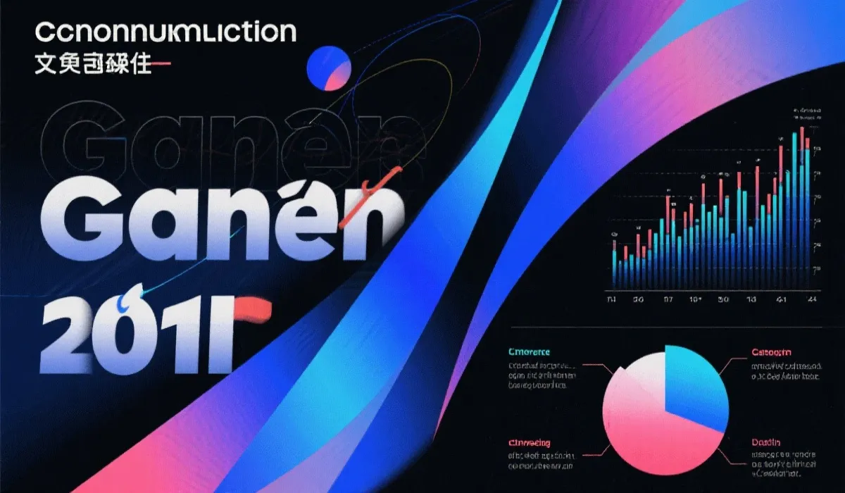 数据与沟通的抽象插图